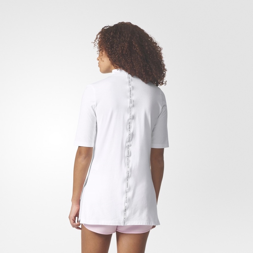 Adidas High Neck 3 Stripes Shirt